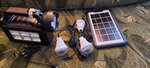 Mobilus išgyvenimo rinkinys power bank su saulės panele, 303x105x223mm