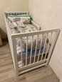 Kūdikio lovytė Timi 60x120 cm, balta