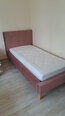 Кровать Signal Meble Texas, 90x200 см, розовая