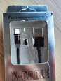 Laidas, kabelis, magnetinis įkroviklis 3in1 (Micro USB, Type-C, iPhone lightning) telefonui