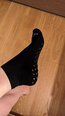 Neslystančios moteriškos kojinės, skirtos jogai ir fitnesui Weri Spezials, juodos kaina