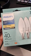 Led lemputė Philips E14 470lm 2700K, 3 vnt.