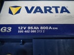 Akumuliatorius Varta Blue Dynamic 95Ah 800A G3 12V