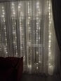 Girlianda-užuolaida su pulteliu, 300 LED, 3x2m