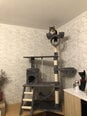 Kačių draskyklė su nameliu Purlov, 141 cm