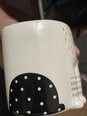 Keramikinis puodelis Katė su dangteliu, baltas kaina