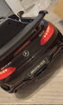 Vienvietis vaikiškas elektromobilis Mercedes GT R, juodas kaina