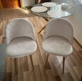 Kėdė Viking Glamour 78 x 48 x 44 cm, šviesiai pilka
