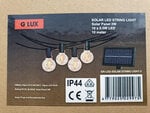 LED saulės lauko girlianda G.LUX GR-LED-SOLAR STRING-3 10M/10LH/10x0.5W