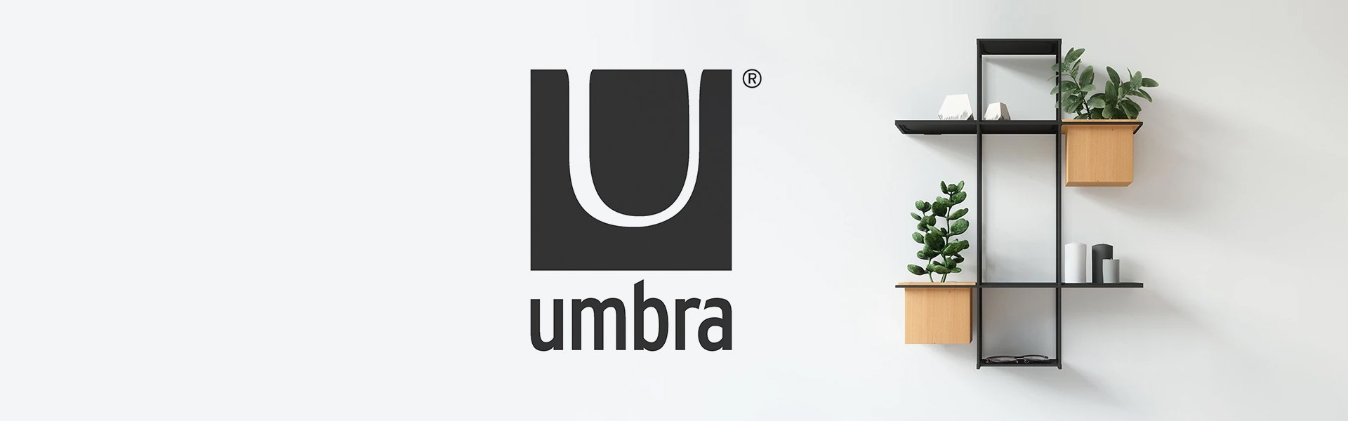 Зеркало Umbra Hubba, черного цвета Umbra