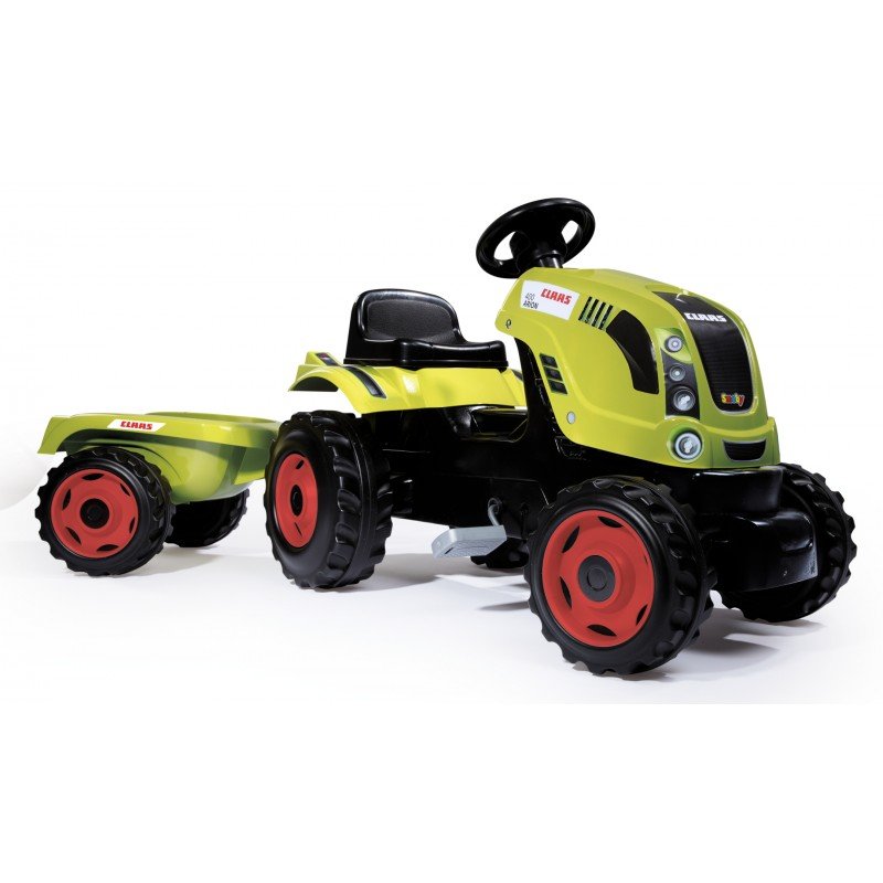 Pedalais minamas vaikiškas traktorius su priekaba Smoby Class Traktor XL, 10114