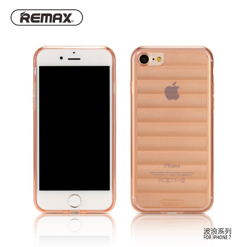 Apsauginis dėklas Remax Wave skirtas Apple iPhone 7, Auksinis