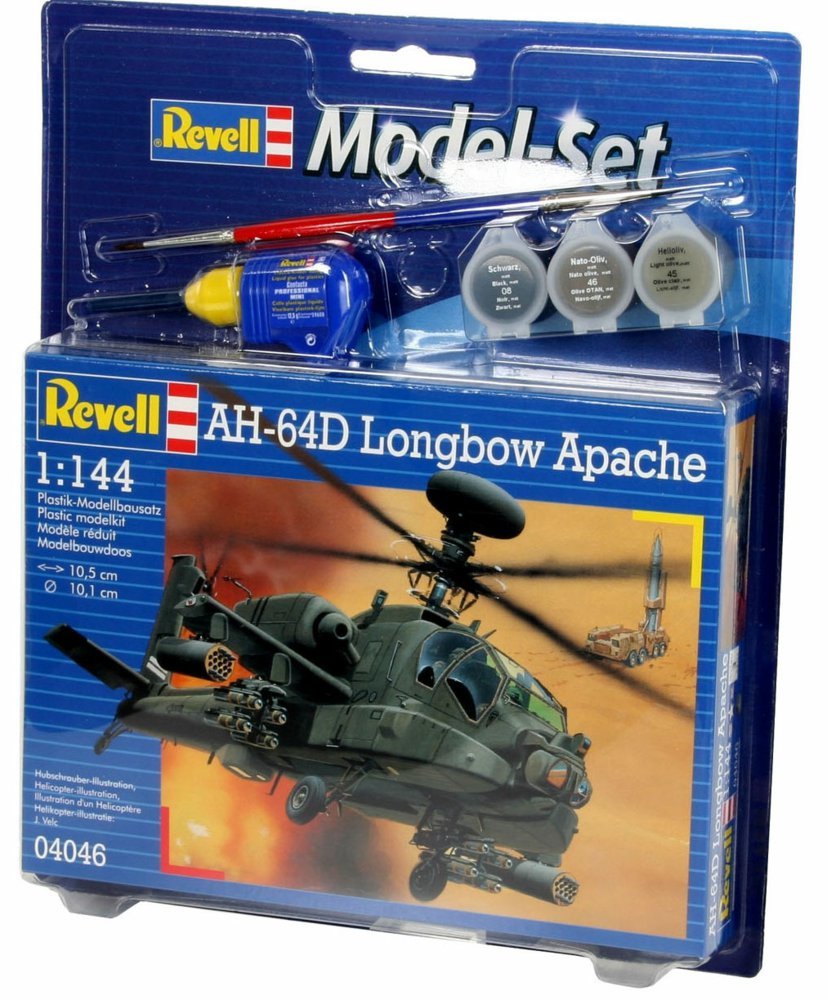 Lėktuvo - modelis Revell AH - 64D Longbow Apache