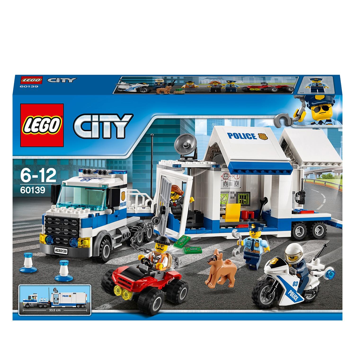 60139 LEGO® City Police Mobilusis valdymo centras