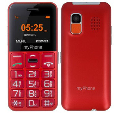 MyPhone Halo Easy (LT, LV,EE), Red