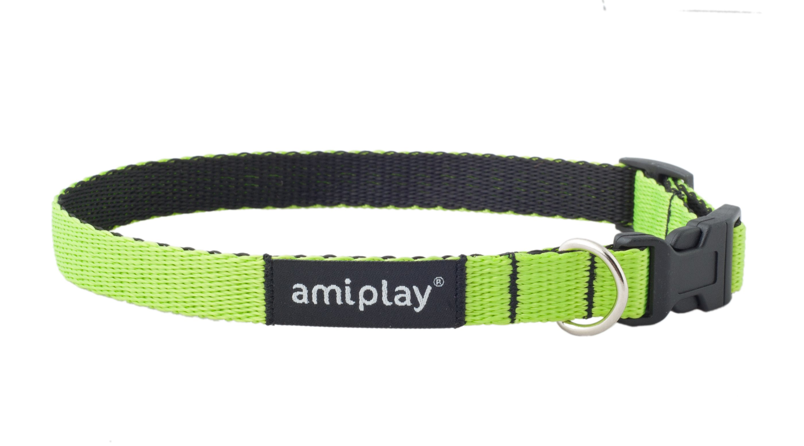 Amiplay reguliuojamas antkaklis Twist, S, žalias  