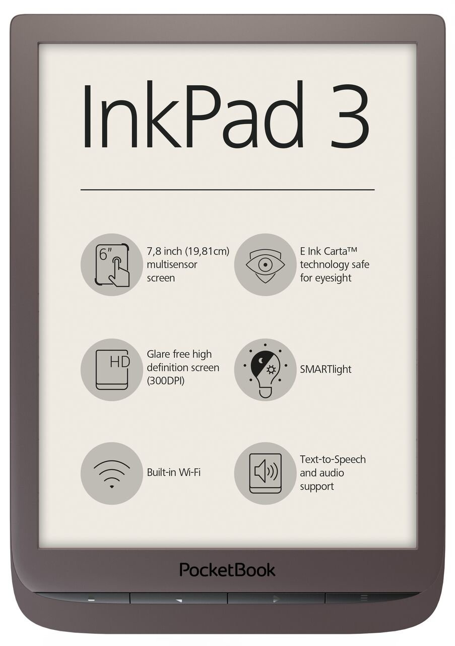 PocketBook InkPad 3 PB 740, Ruda