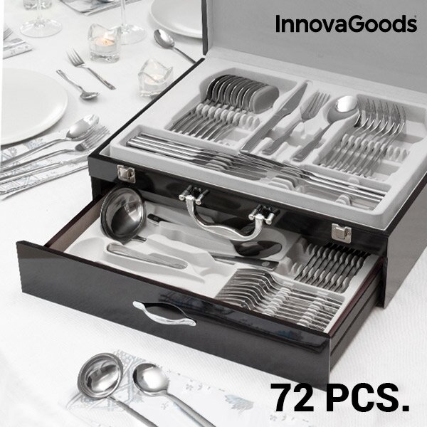 InnovaGoods Cook D'Lux stalo įrankių rinkinys, 72 vnt