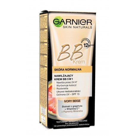 BB veido kremas Garnier BB Miracle Skin Perfector 5 in 1 SPF15 50 ml