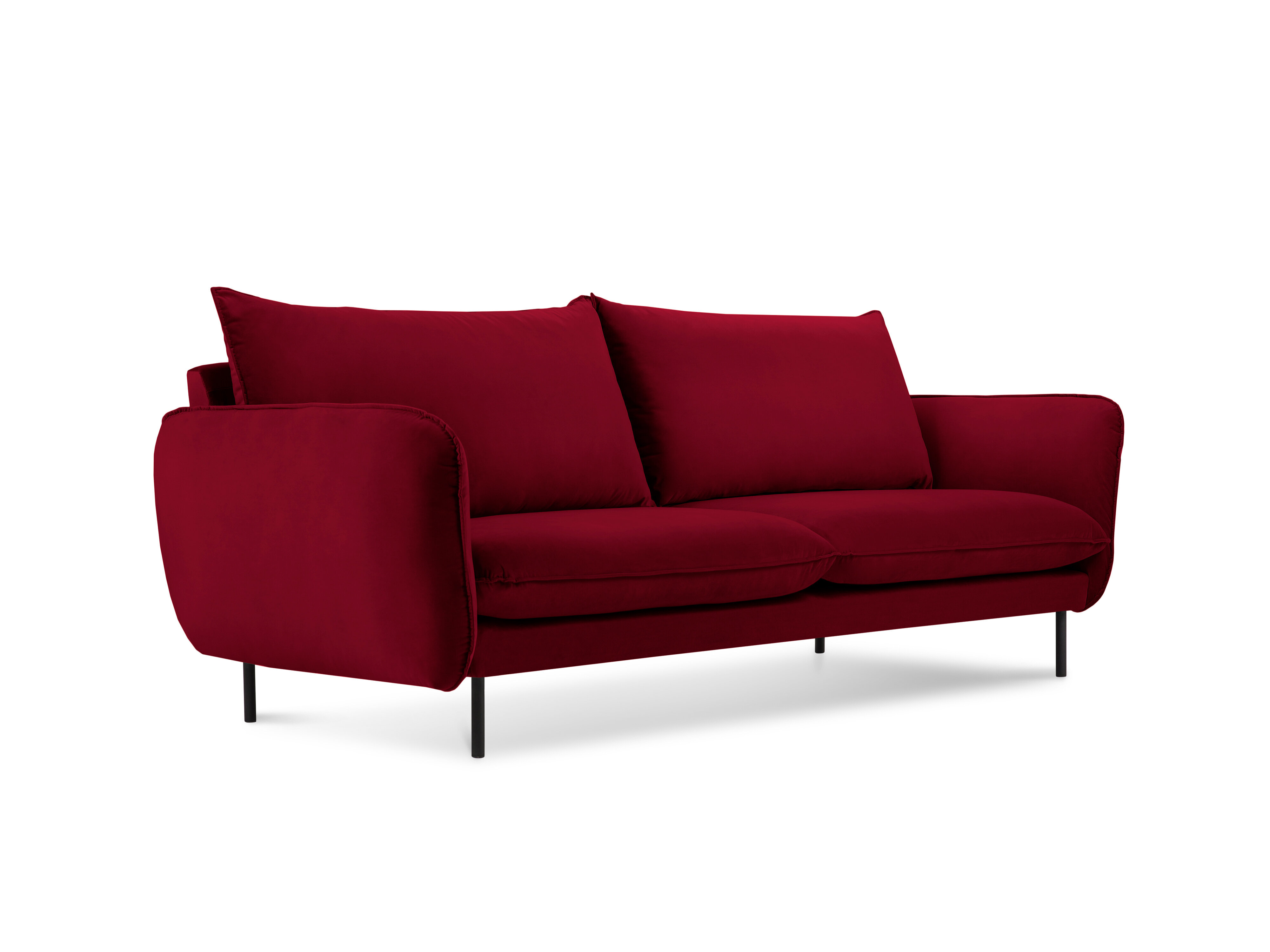 Sofa Cosmopolitan Design Vienna 2S, raudonas aksomas