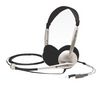 CS100 Headphones with microphone - black/white