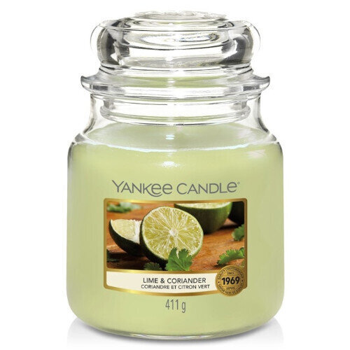 Kvapioji žvakė Yankee Candle Lime and Coriander 411 g