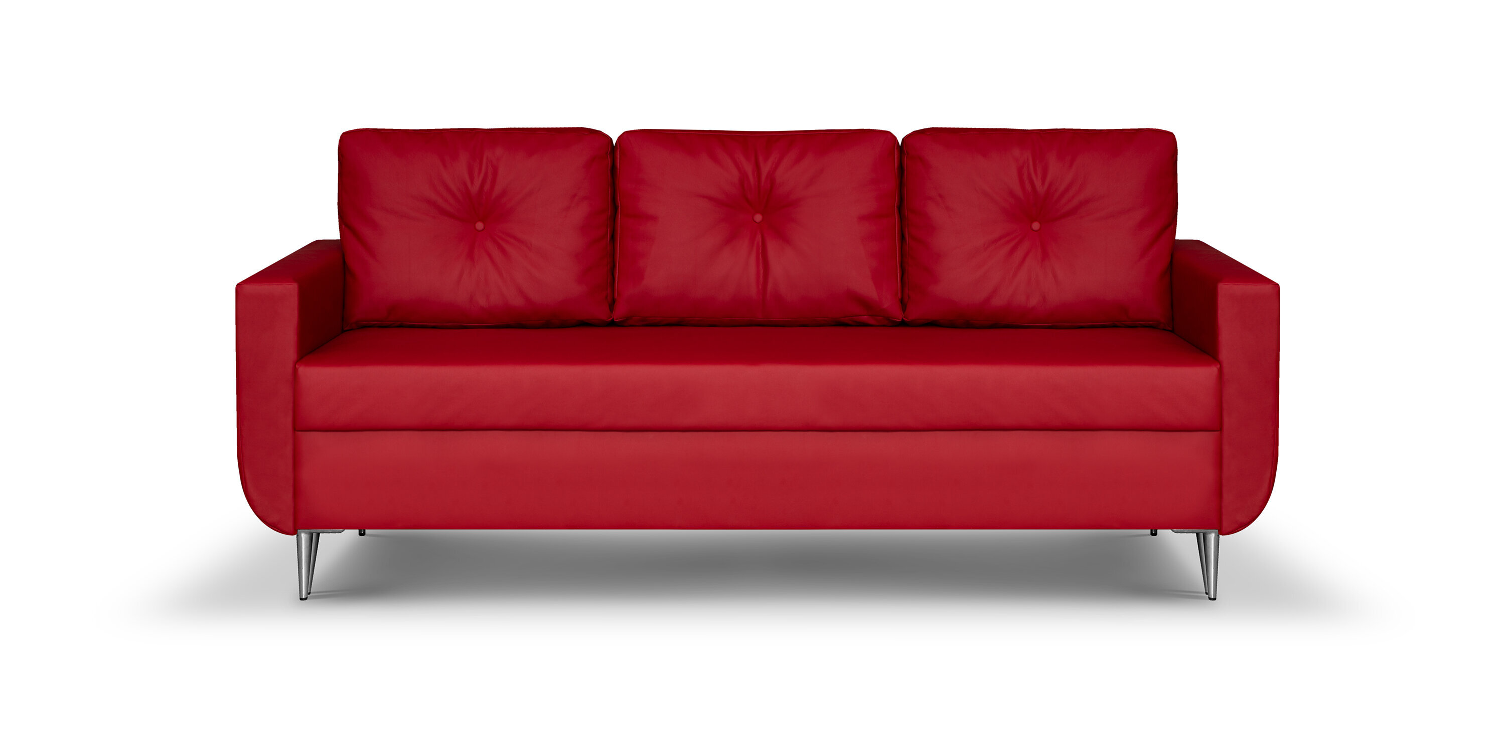 Sofa - lova Bellezza Red, raudona
