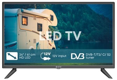 eSTAR LED TV 24"/61cm LEDTV24D5T2 Black Black