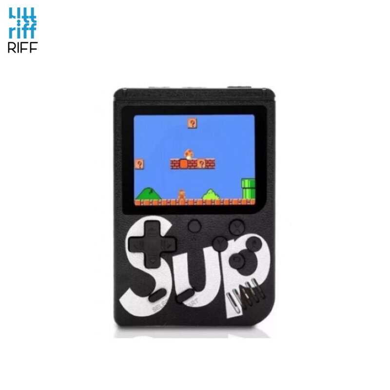 Riff Retro mini Sup Game (3" LCD) su 400 žaidimų, Juoda