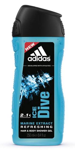 Dušo želė Adidas Ice Dive vyrams 250 ml