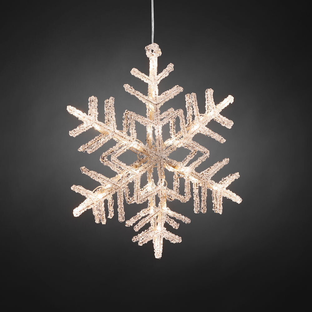Kalėdinė šviečianti dekoracija Snowflake, 36 LED