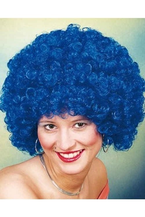 Mėlynas klouno perukas