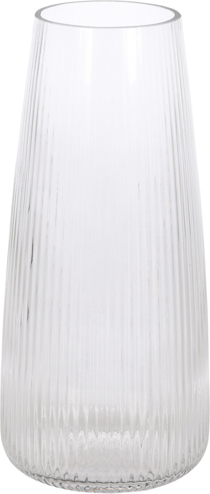 Stiklinė vaza, 21 cm