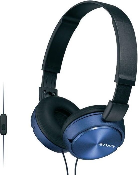 Sony ausinės MDR-ZX310, Mėlynos