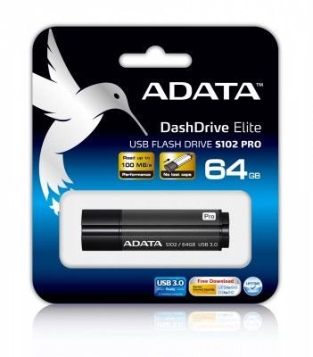 A-DATA S102 Pro 64 GB, USB 3.0