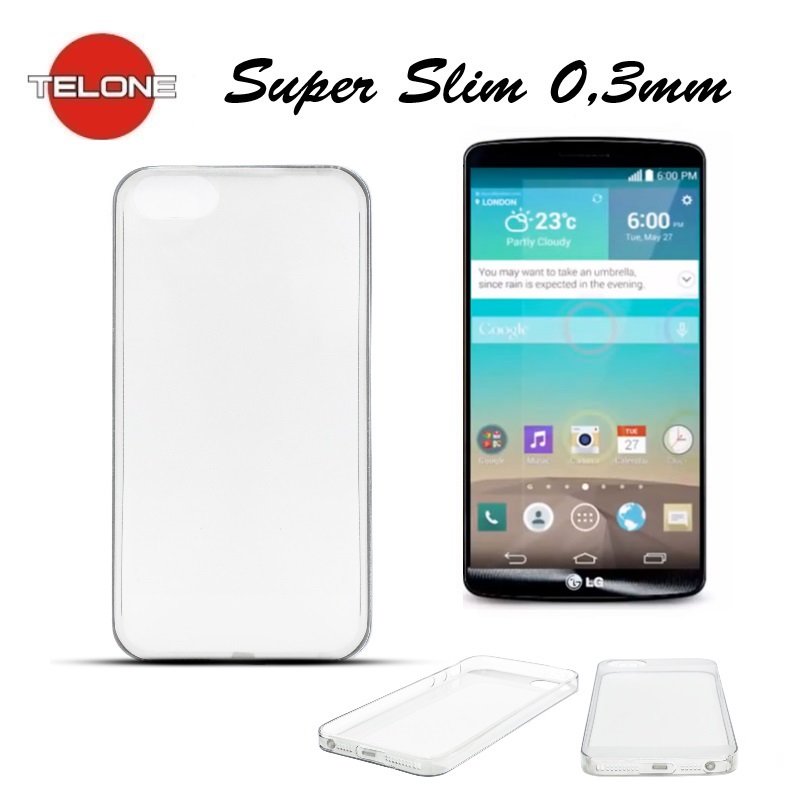 Apsauginis dėklas Telone Ultra Slim skirtas LG G4 (H815), Skaidri