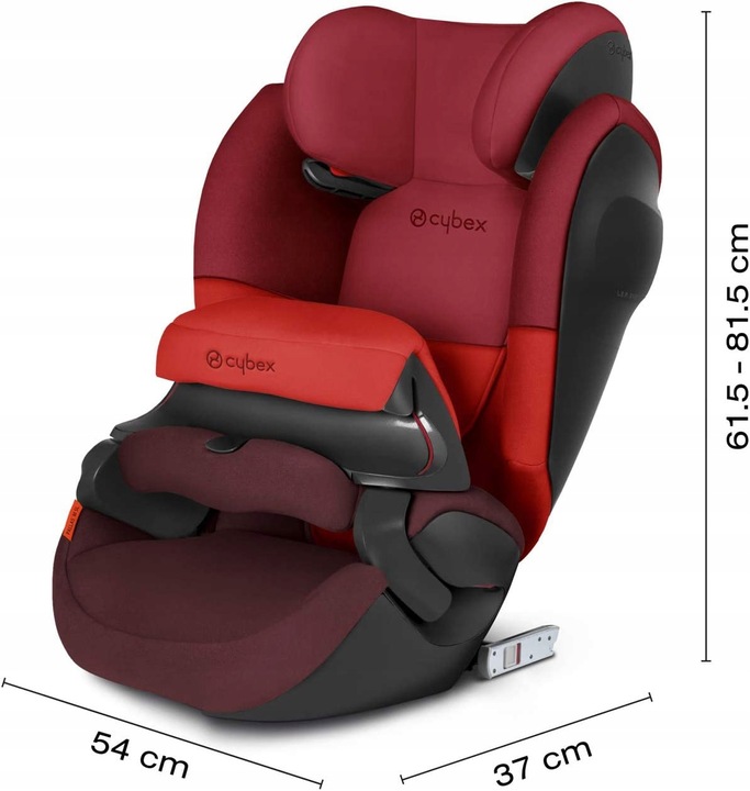 Cybex automobilinė kėdutė Pallas M-Fix SL 9-36 kg, Rumba Red