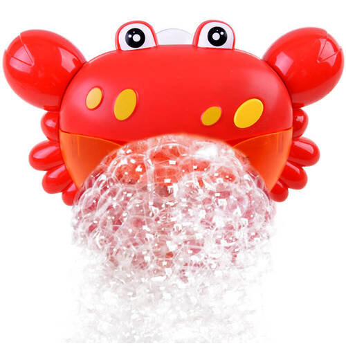 Interaktiivne vannimänguasi Krabas Lean Toys, punane