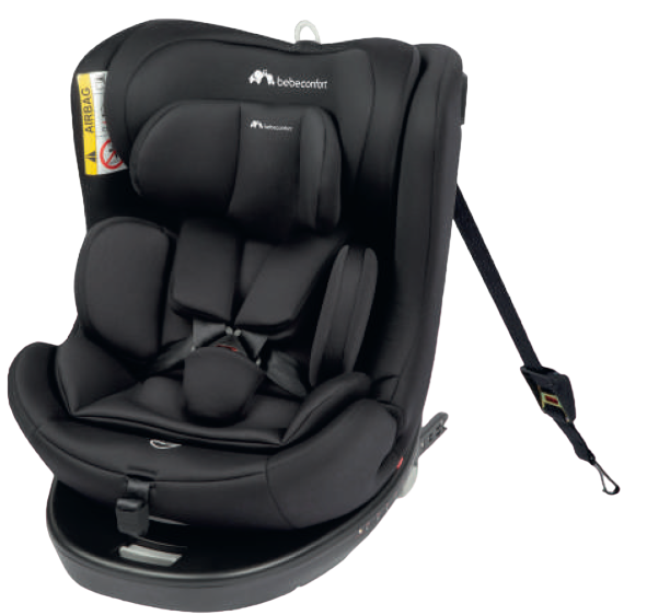 Automobilinė kėdutė Bebe Confort Evolvefix + I-size, Black Mist