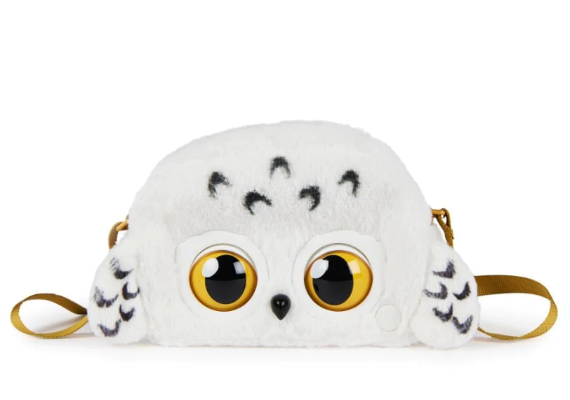 Tyylikäs ja interaktiivinen käsilaukku Purse Pets Owl Hedwig 