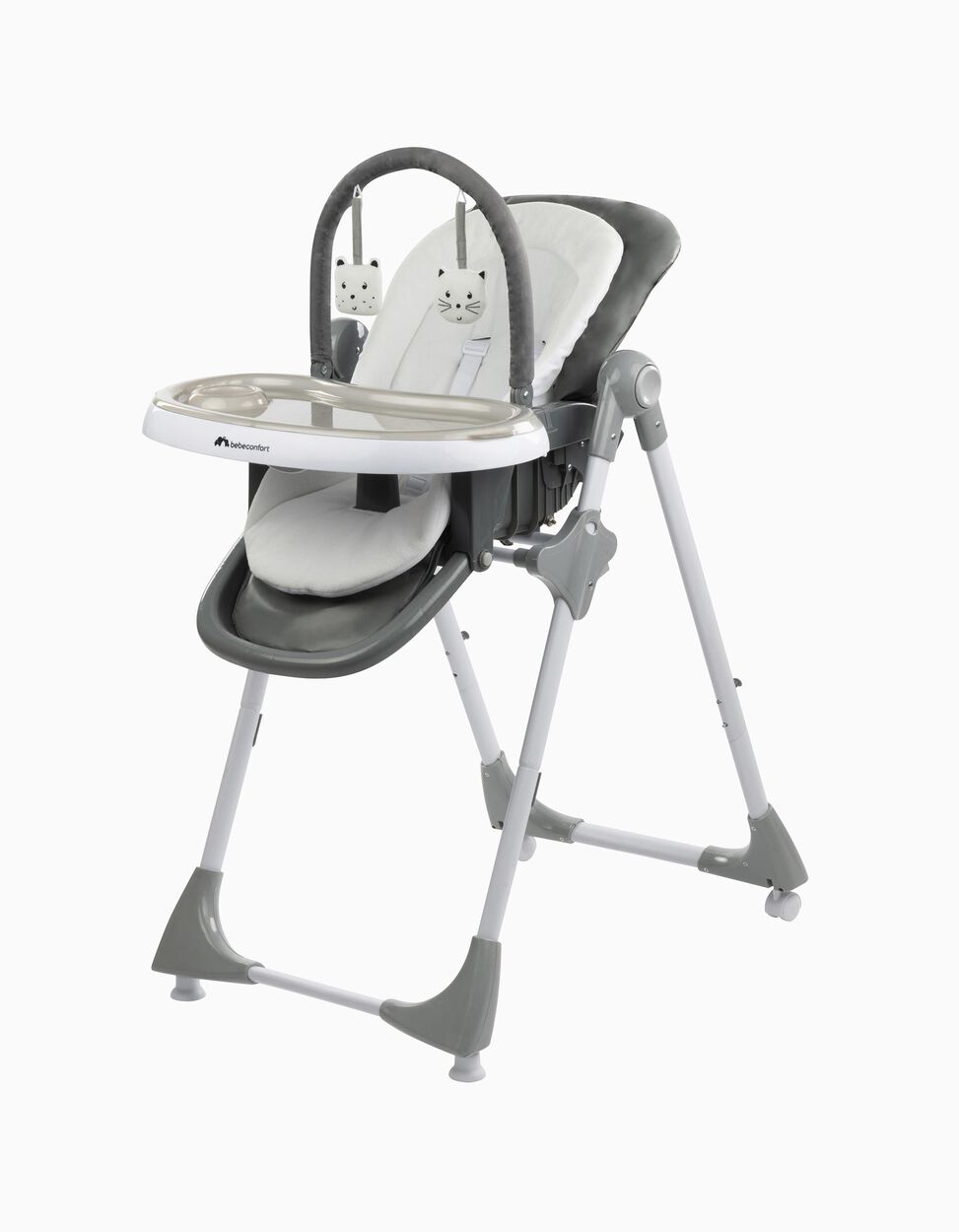 Bebe Confort Kiwi 3-in-1 -syöttötuoli, Grey Mist