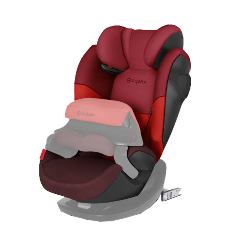 Cybex automobilinė kėdutė Pallas M-Fix SL 9-36 kg, Rumba Red kaina