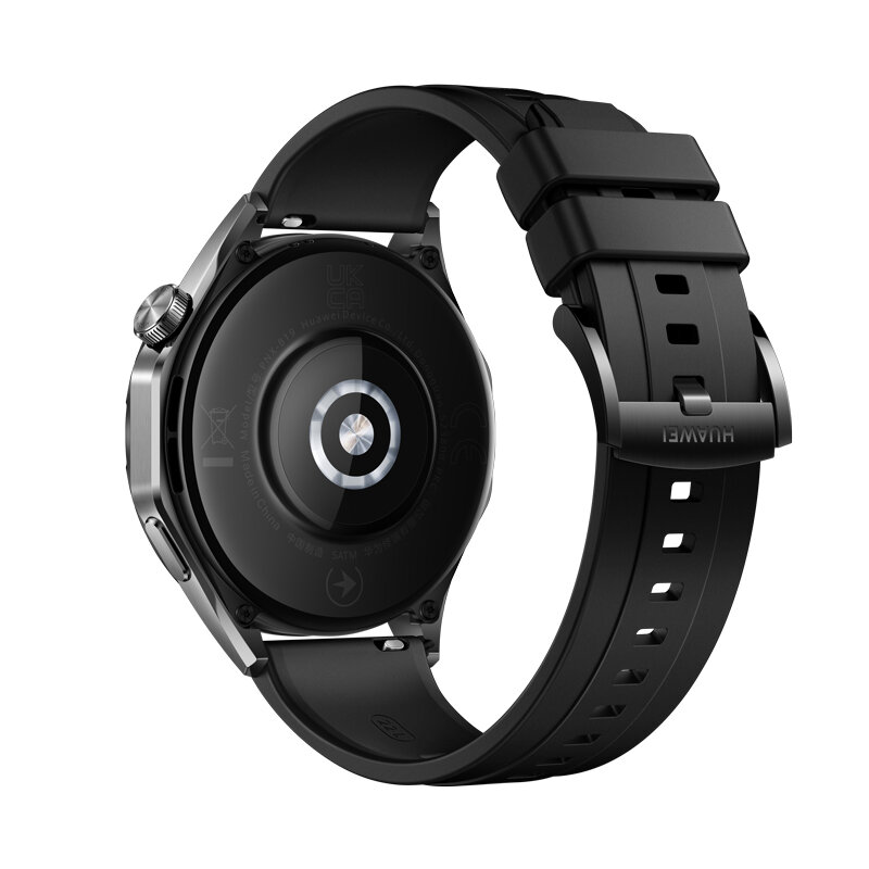 Huawei Watch GT 4 46mm Black Fluoroelastomer 55020BGS kaina