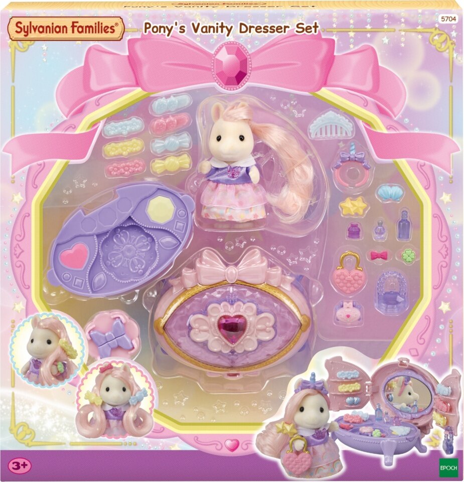  Rotaļlietu komplekts Sylvanian Families 5704 Pony's Vanity Dresser Set